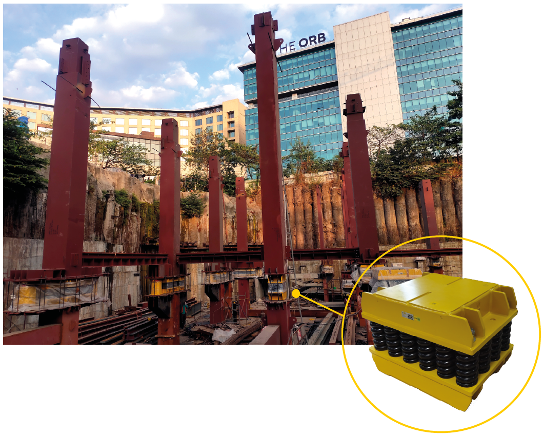 GERB Vibration Control in earthquake prone area